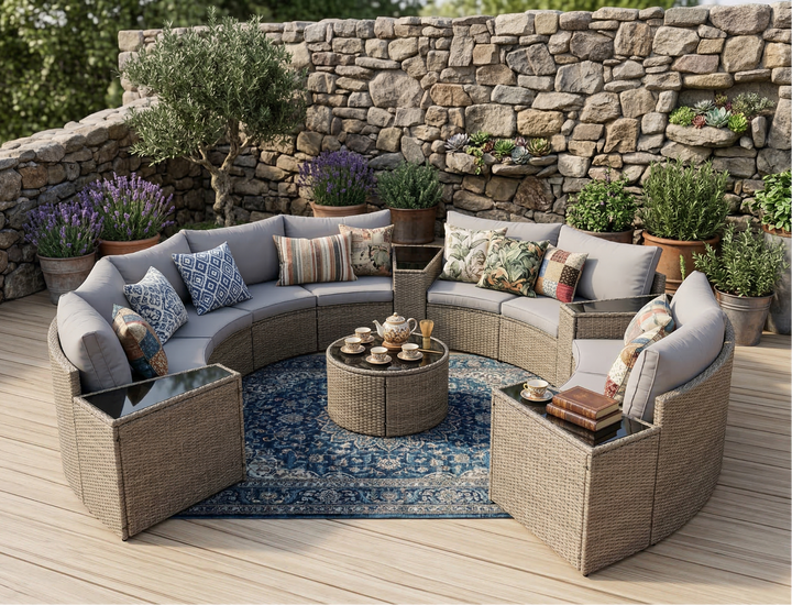 Buy farmhouse furniture Cottage Cottage Farmhouse Style Sofa Couch Sectional Daybed Outdoor Patio Sofa Set - Modern Cottage Farmhouse Furniture