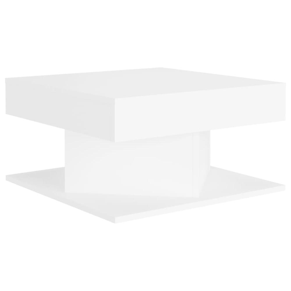 Boho Aesthetic White Modern Luxury Coffee Table White | Biophilic Design Airbnb Decor Furniture 
