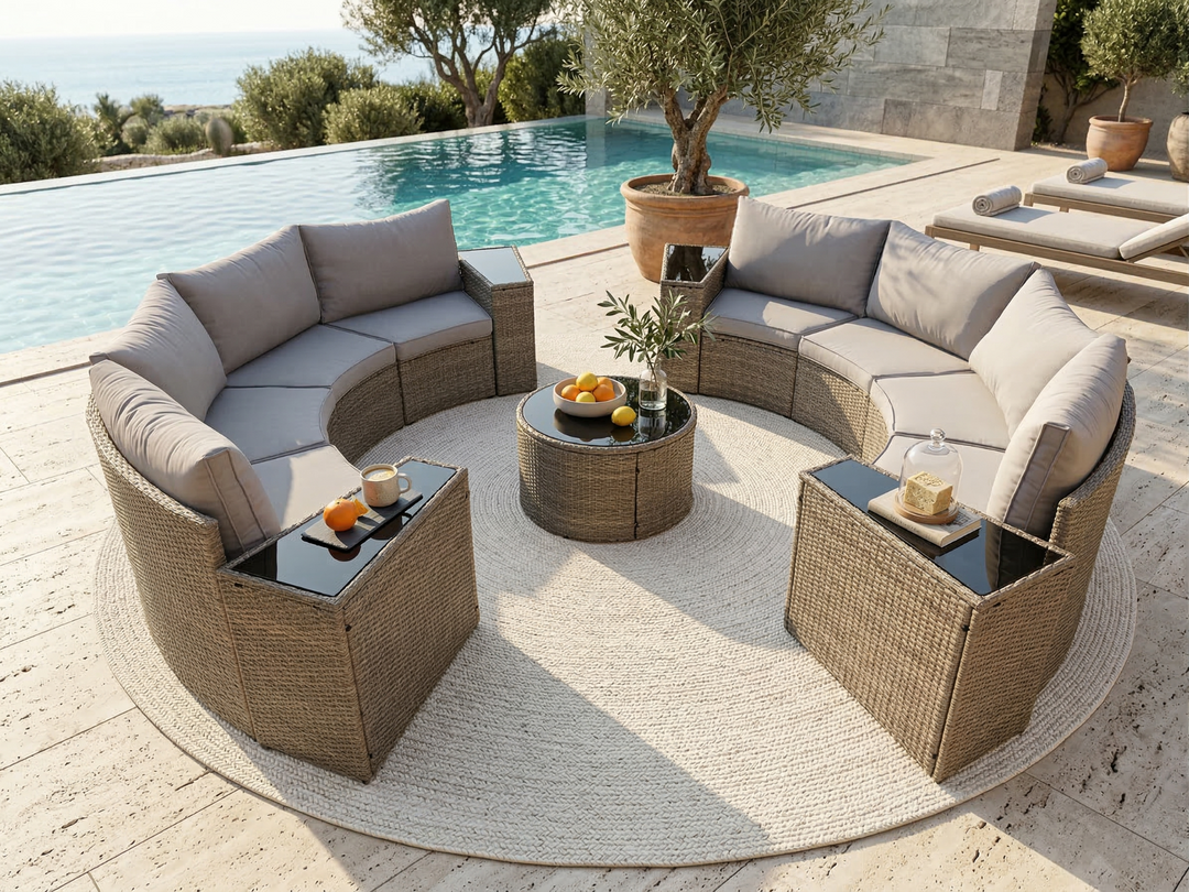 Buy farmhouse furniture Cottage Cottage Farmhouse Style Sofa Couch Sectional Daybed Outdoor Patio Sofa Set - Modern Cottage Farmhouse Furniture