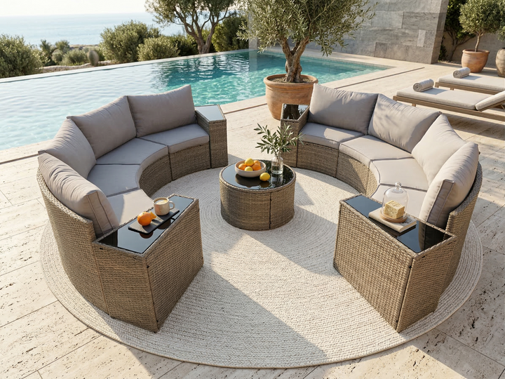 Buy farmhouse furniture Cottage Cottage Farmhouse Style Sofa Couch Sectional Daybed Outdoor Patio Sofa Set - Modern Cottage Farmhouse Furniture