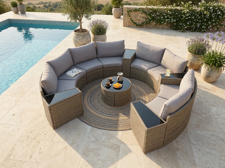 Buy farmhouse furniture Cottage Cottage Farmhouse Style Sofa Couch Sectional Daybed Outdoor Patio Sofa Set - Modern Cottage Farmhouse Furniture