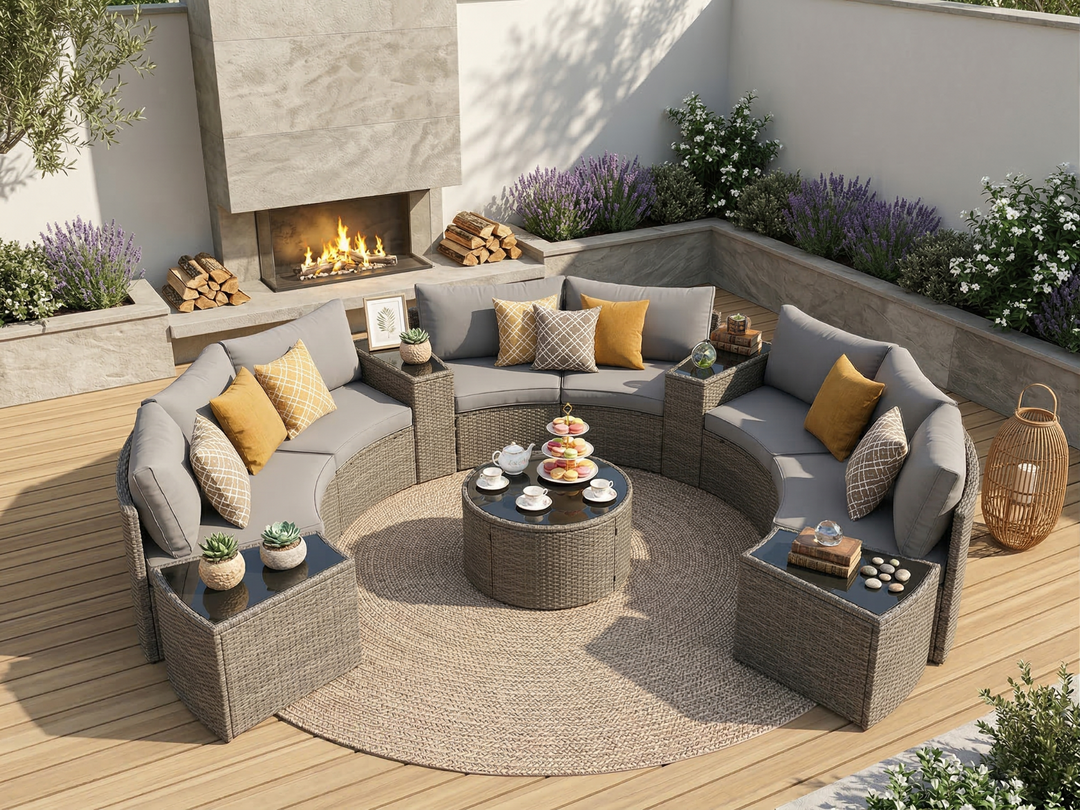 Buy farmhouse furniture Cottage Cottage Farmhouse Style Sofa Couch Sectional Daybed Outdoor Patio Sofa Set - Modern Cottage Farmhouse Furniture