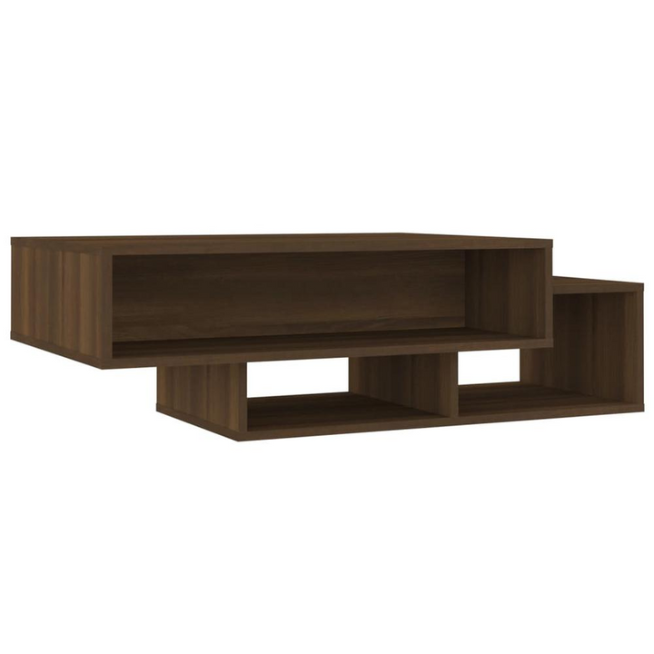 Boho Aesthetic Coffee Table Brown Oak 41.3"x21.7"x12.6" Engineered Wood | Biophilic Design Airbnb Decor Furniture 