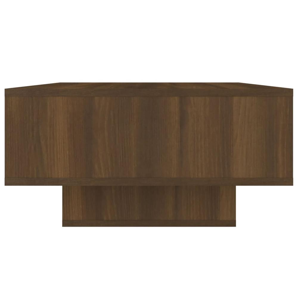 Boho Aesthetic Coffee Table Brown Oak 41.3"x21.7"x12.6" Engineered Wood | Biophilic Design Airbnb Decor Furniture 