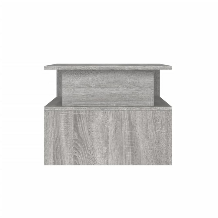 Boho Aesthetic Gray Sonoma Wood Coffee Table | Biophilic Design Airbnb Decor Furniture 