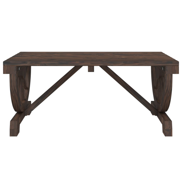 Boho Aesthetic Brown Large Farmhouse Solid Wood Table | Biophilic Design Airbnb Decor Furniture 