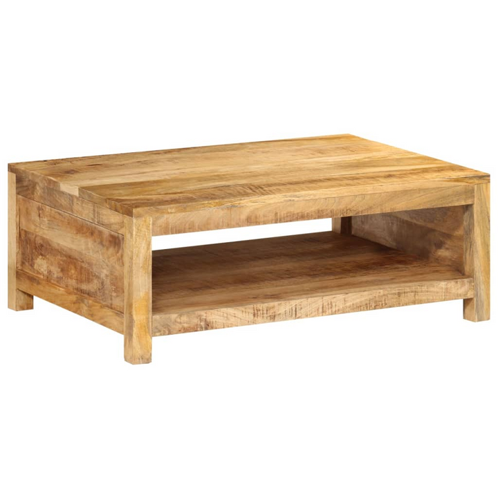 Boho Aesthetic Mango Wood Coffee Table | Biophilic Design Airbnb Decor Furniture 