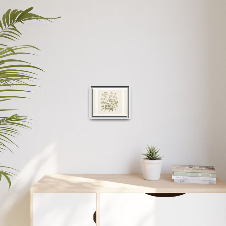 Sage &amp; Cream Framed Canvas Wall Art
