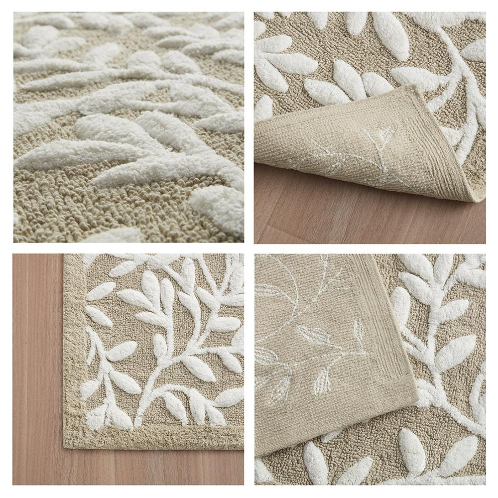 Boho Aesthetic Cotton Tufted Bath Rug | Biophilic Design Airbnb Decor Furniture 