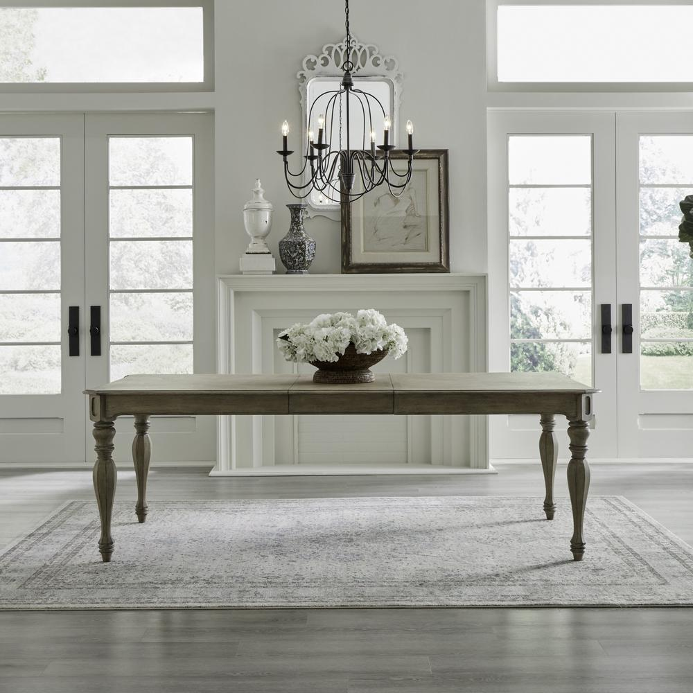 Boho Aesthetic Magnolia Manor Alt 7 Piece Rectangular Table Set | Biophilic Design Airbnb Decor Furniture 