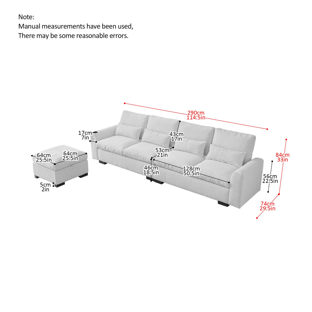 Boho Aesthetic Modern Modular L Shaped Chenille Sofa | Biophilic Design Airbnb Decor Furniture 