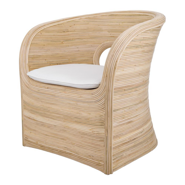 Boho Aesthetic Marissa Rattan Accent Arm Chair | Biophilic Design Airbnb Decor Furniture 