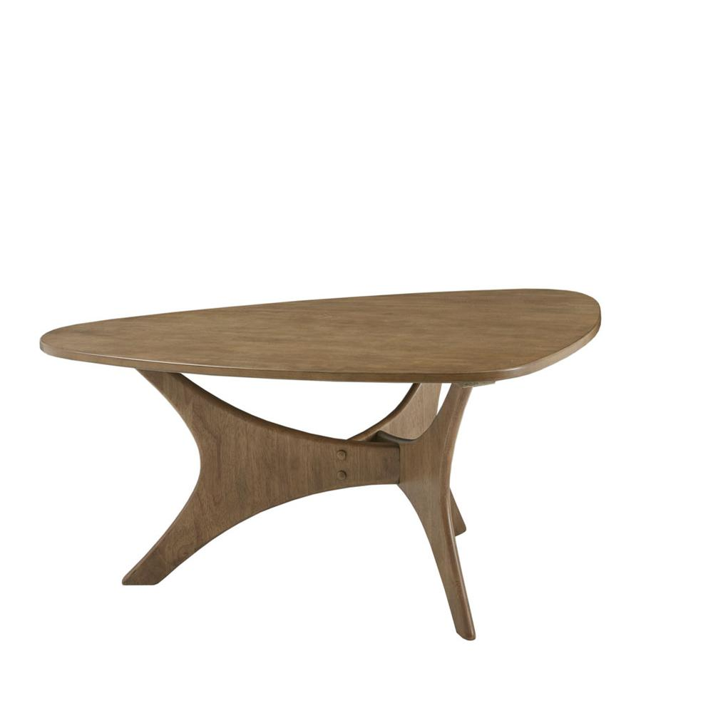Boho Aesthetic Triangle Wood Coffee table | Biophilic Design Airbnb Decor Furniture 