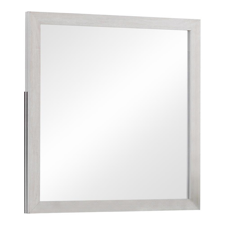 Buy farmhouse furniture Brantford Dresser Mirror Coastal White - Modern Cottage Farmhouse Furniture