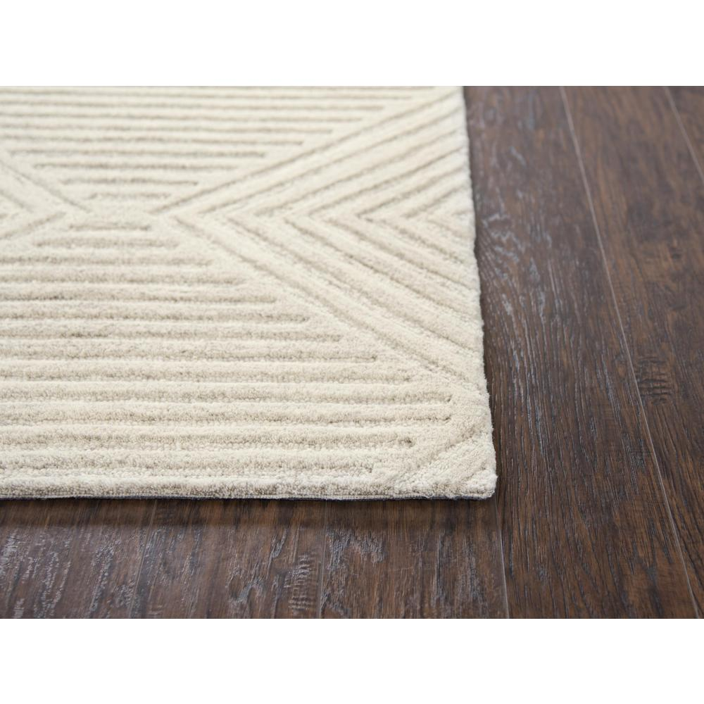 Buy farmhouse furniture Hand Tufted Cut &amp; Loop Pile Wool Rug, 8&