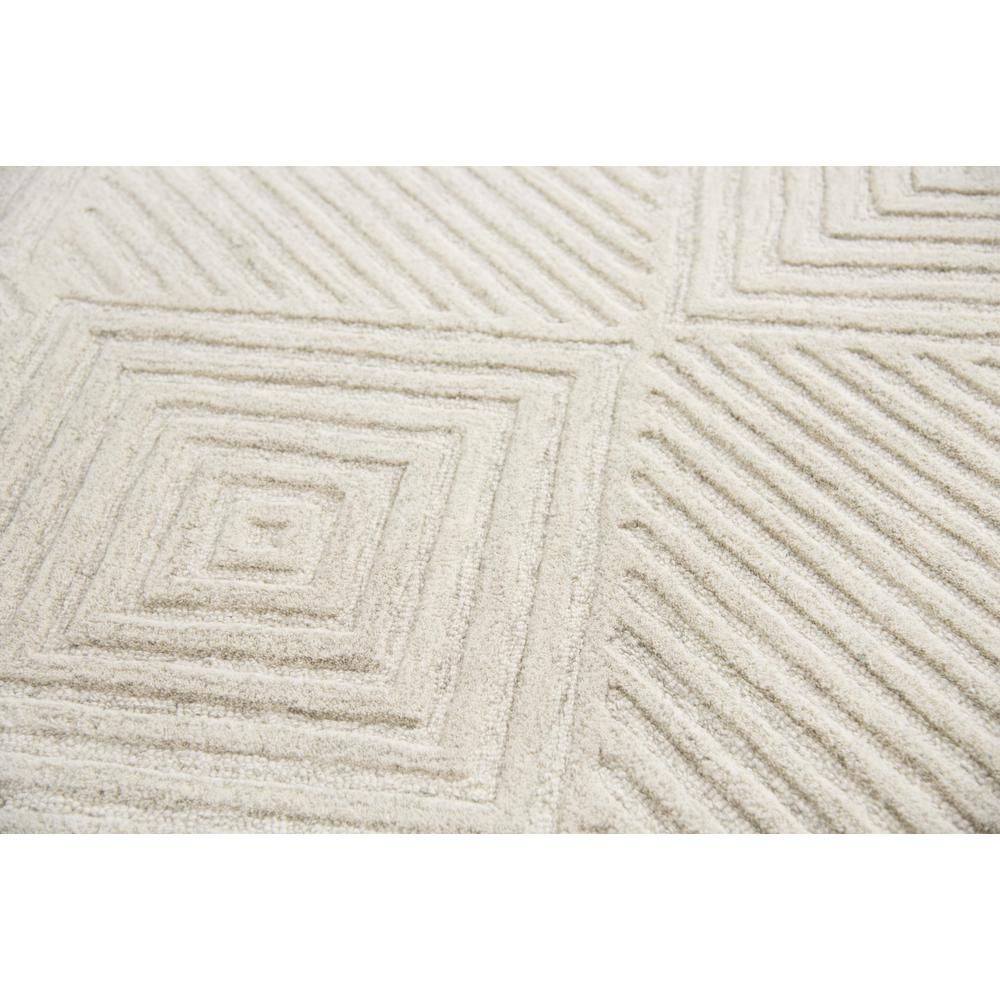 Buy farmhouse furniture Hand Tufted Cut &amp; Loop Pile Wool Rug, 8&