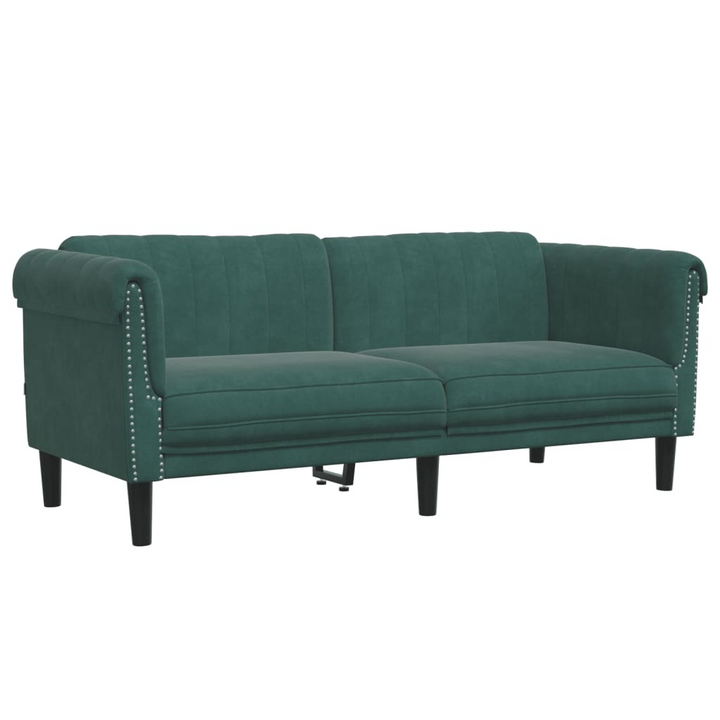 Boho Aesthetic vidaXL 2 Piece Sofa Set Dark Green Velvet | Biophilic Design Airbnb Decor Furniture 