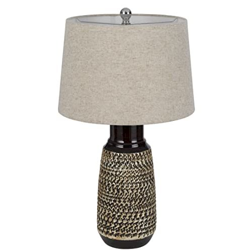 Boho Aesthetic 150W 3 Way Scottsboro Ceramic Table Lamp | Biophilic Design Airbnb Decor Furniture 