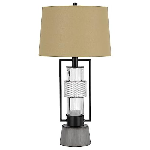 Boho Aesthetic Vallda 100W 3 Way Table Lamp | Biophilic Design Airbnb Decor Furniture 