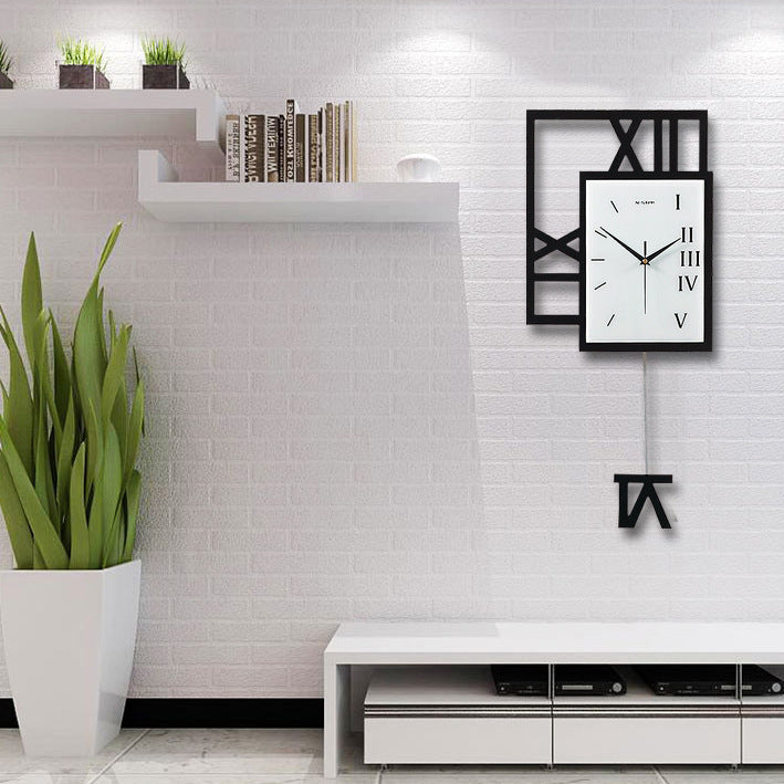 Toscana | Italian Modern Swinging Wall Clock - Mediterranean Italian Contemporary Home Decor Furniture