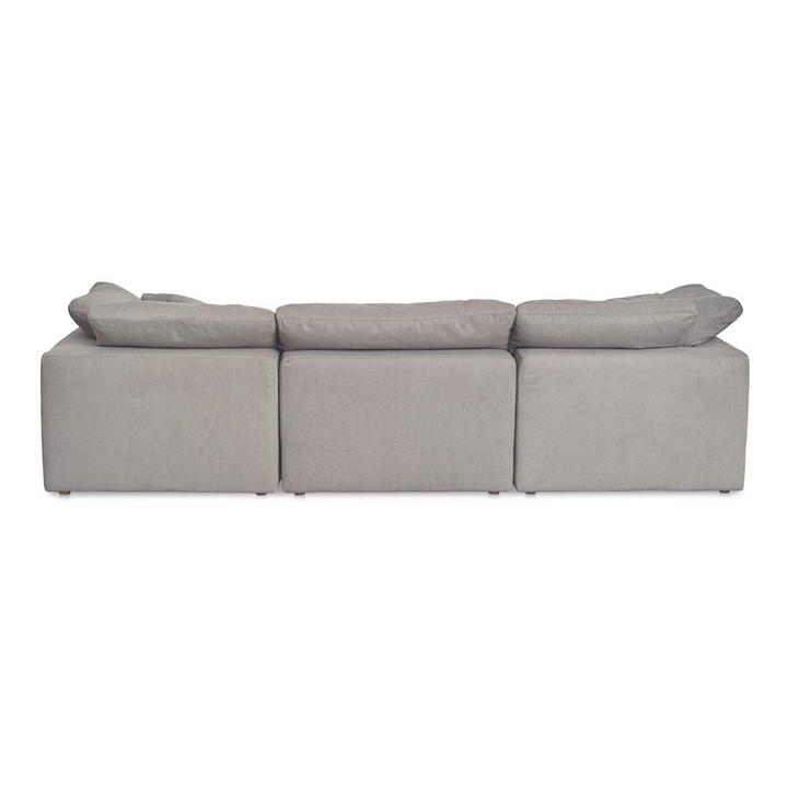 Boho Aesthetic Terra Modular Sofa Light Grey | Biophilic Design Airbnb Decor Furniture 