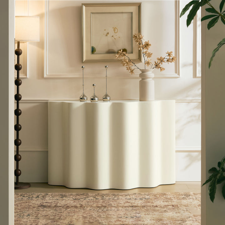Buy farmhouse furniture Modern White Italian Cottage Farmhouse Style Foyer Table - Modern Cottage Farmhouse Furniture