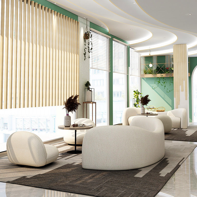 Cielo | Large Modern Mediterranean Lamb Wool Luxury Sofa - Mediterranean Tuscan Contemporary Home Decor Furniture