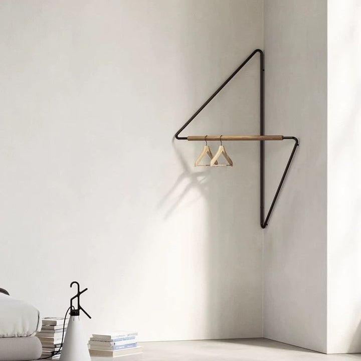 Steel Minimalist Greek Modern Towel Clothes Hanger - Mediterranean Italian Contemporary Home Decor Furniture