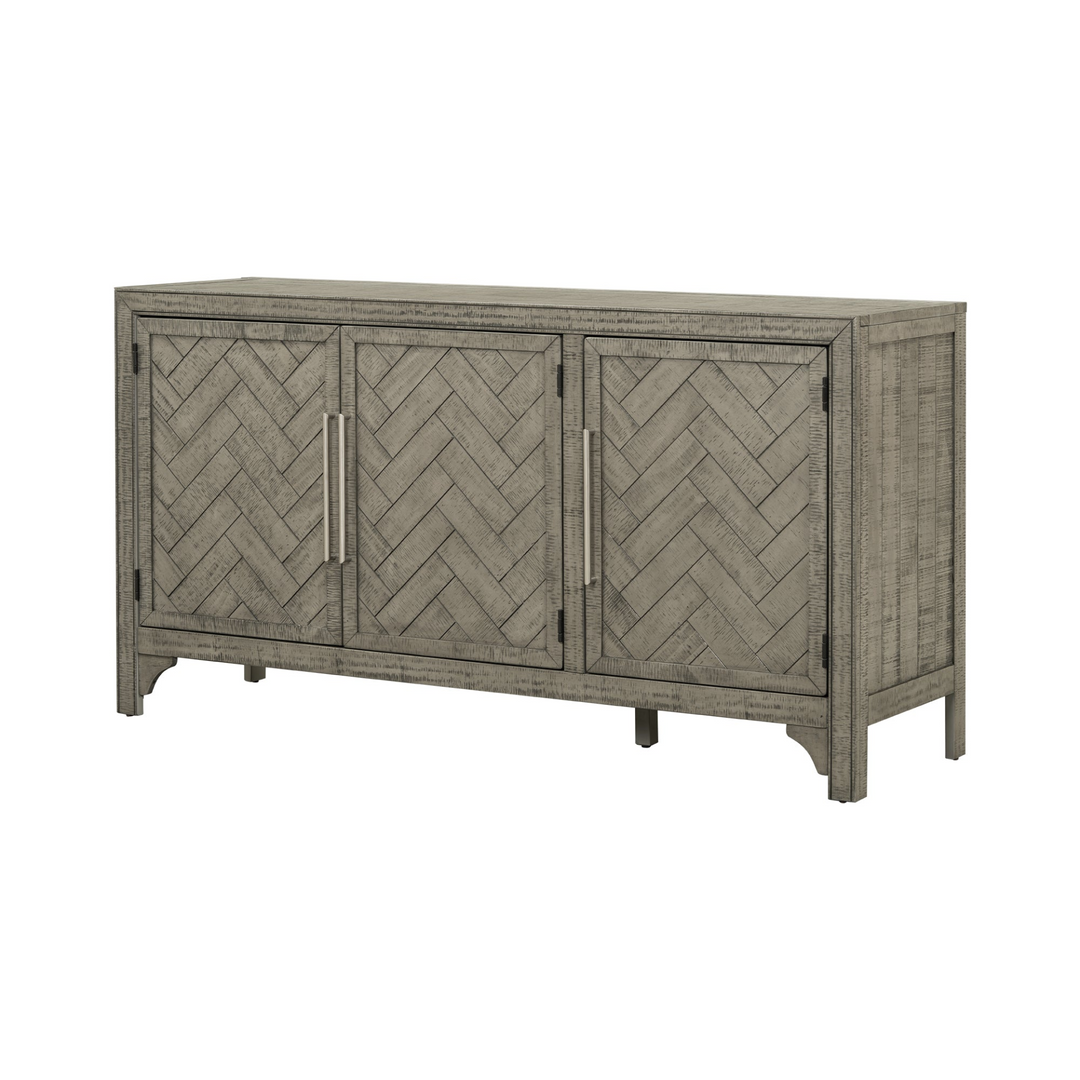 Boho Aesthetic Modern Entryway Storage Cabinet Sideboard | Biophilic Design Airbnb Decor Furniture 