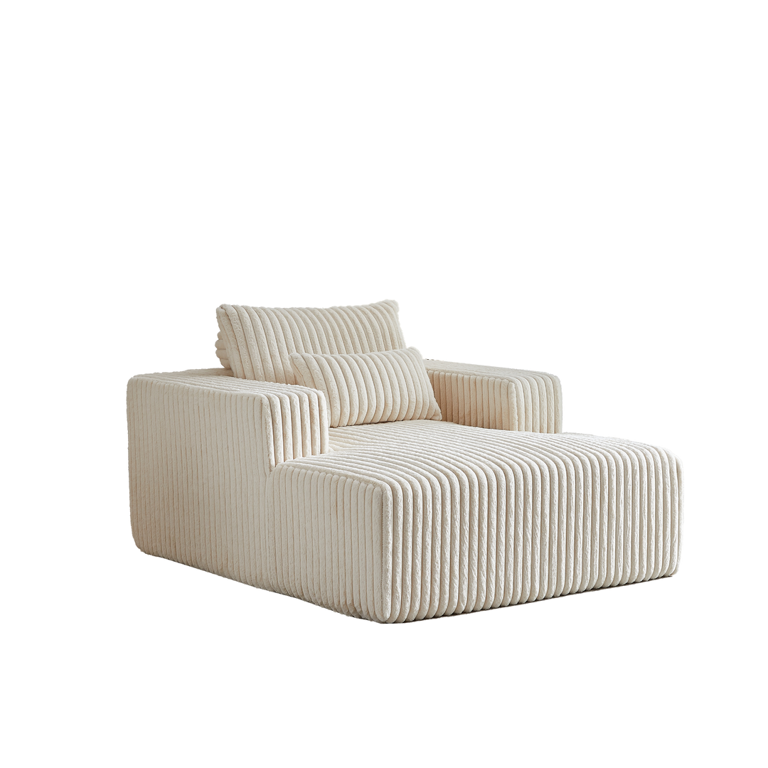 Boho Aesthetic Luxury Sponge Sofa Lounge Chair | Biophilic Design Airbnb Decor Furniture 