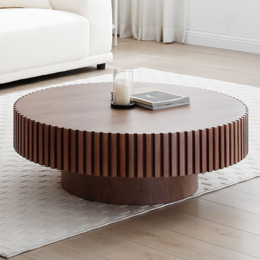 Boho Aesthetic Mid Century Modern Coffee Table Unique Coffee Table | Biophilic Design Airbnb Decor Furniture 