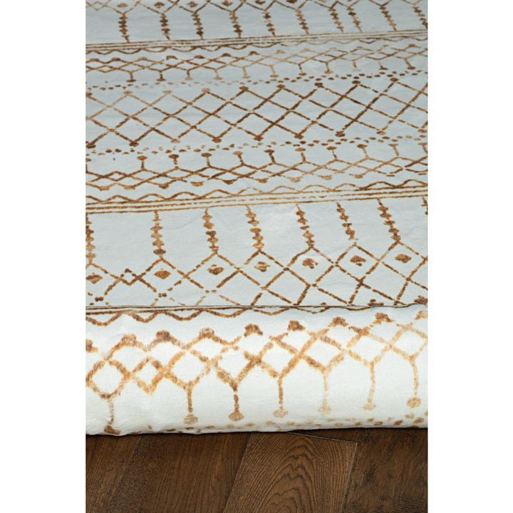 Casbah Gold | Moroccan Mediterranean Luxury Faux Rabbit Fur Area Rug - Mediterranean Italian Contemporary Home Decor Furniture