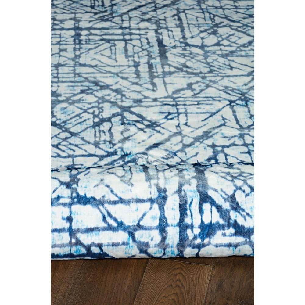 Azurea | Large Mediterranean Coastal Faux Rabbit Fur Area Rug - Mediterranean Italian Contemporary Home Decor Furniture