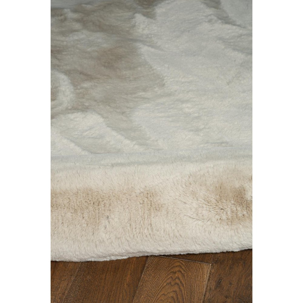 Buy farmhouse furniture Maven Large 8x10 Mediterranean Farmhouse Beige Faux Rabbit Area Rug - Modern Cottage Farmhouse Furniture