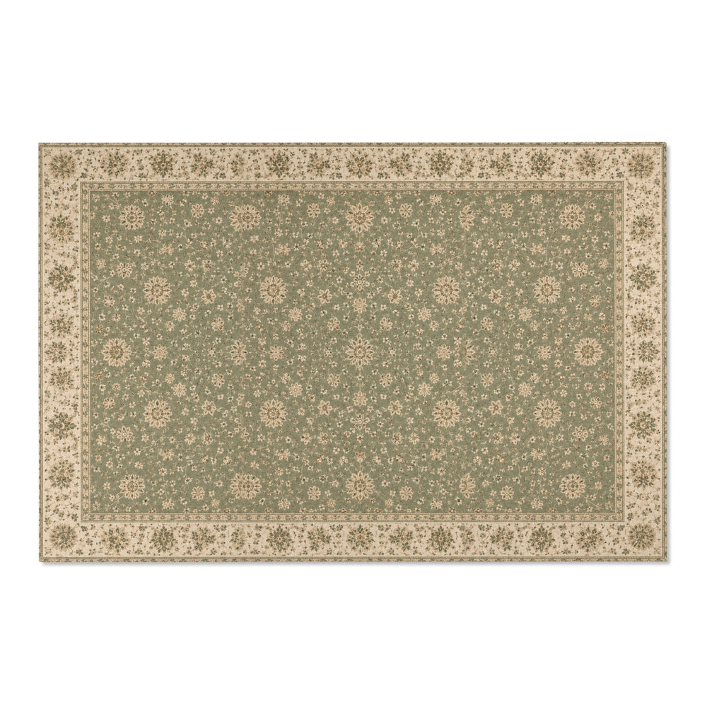 Buy farmhouse furniture Sage Green Vintage Floral Cottage-Style Area Rug - Modern Cottage Farmhouse Furniture