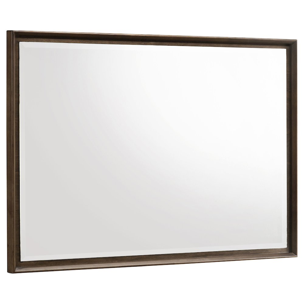 Buy farmhouse furniture Glenwood Dresser Mirror Warm Brown - Modern Cottage Farmhouse Furniture