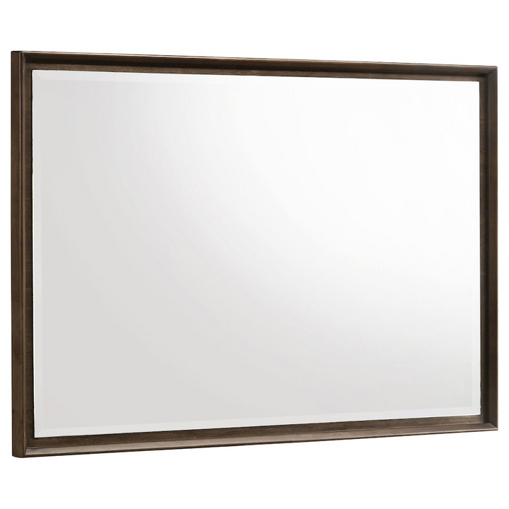 Buy farmhouse furniture Glenwood Dresser Mirror Warm Brown - Modern Cottage Farmhouse Furniture