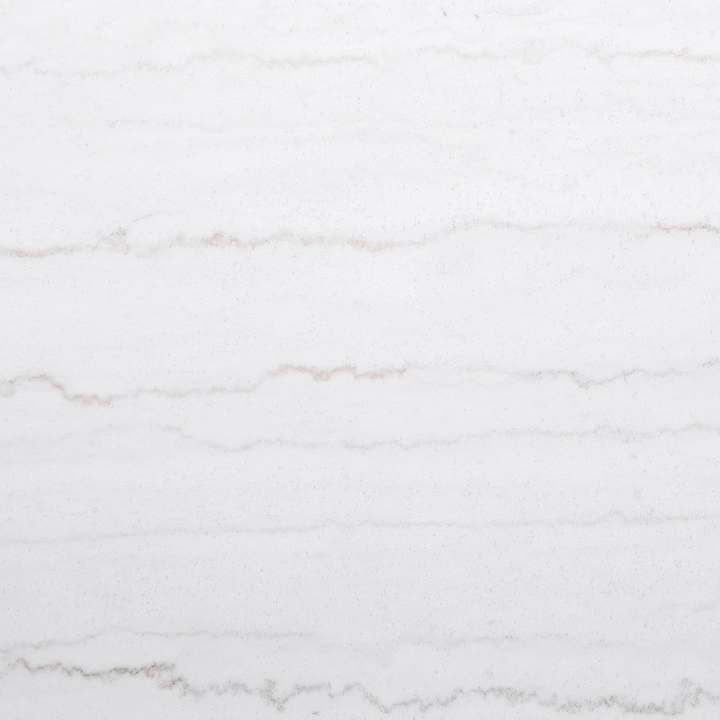 Eirini Mediterranean Farmhouse Round Marble Top Coffee Table White and Charcoal - Mediterranean Italian Contemporary Home Decor Furniture