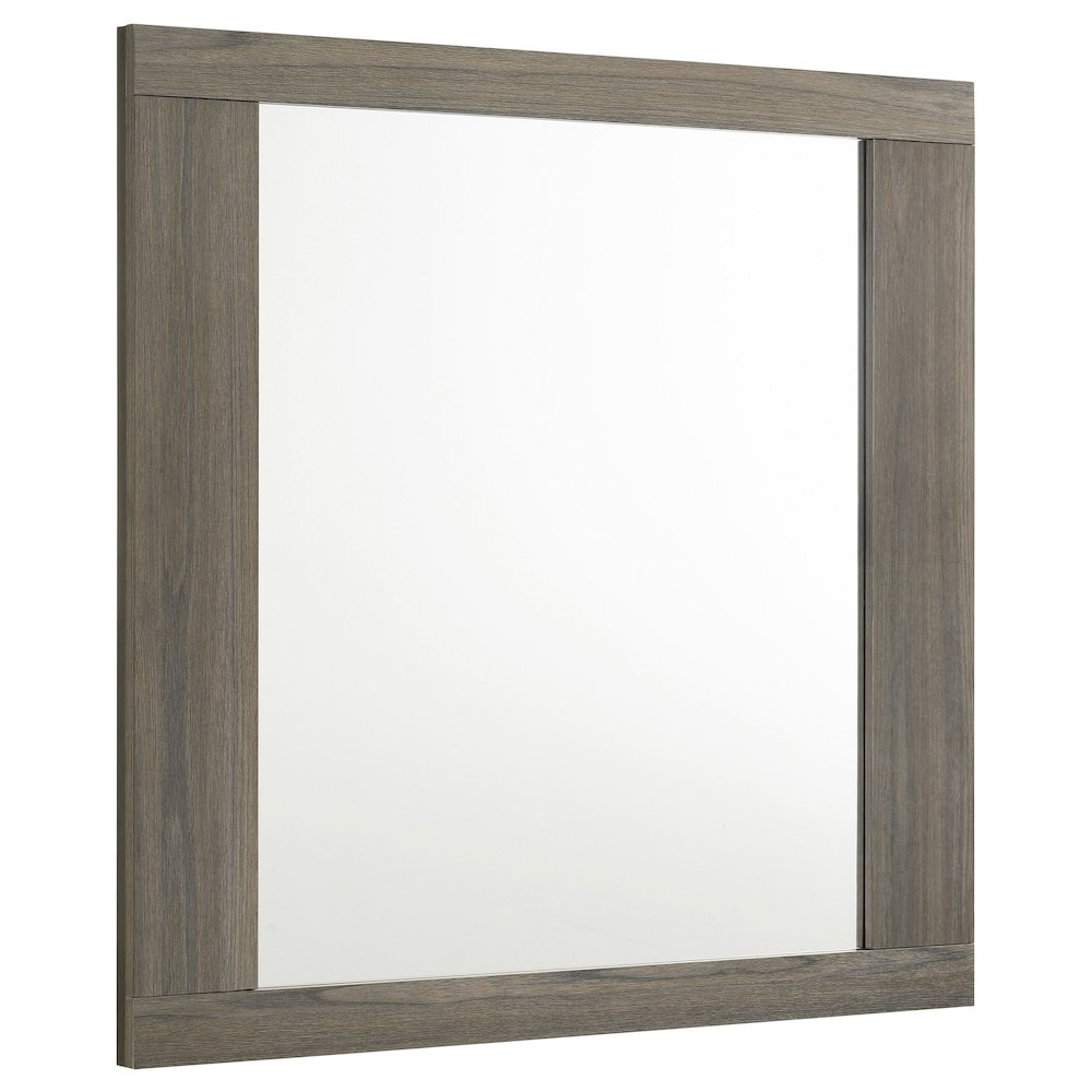 Buy farmhouse furniture Fenwick Dresser Mirror Grey Oak - Modern Cottage Farmhouse Furniture