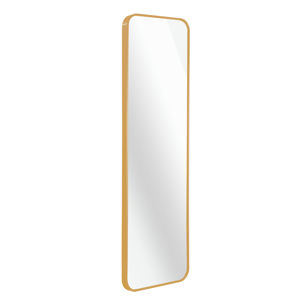 Boho Aesthetic Gold 47 x 14IN Door mirror | Biophilic Design Airbnb Decor Furniture 