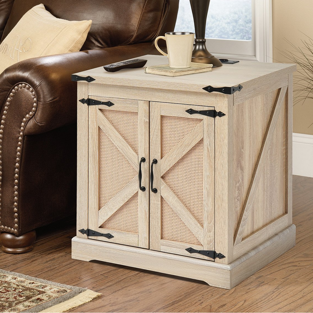 Buy farmhouse furniture Lily | Modern Farmhouse End Table - Modern Cottage Farmhouse Furniture