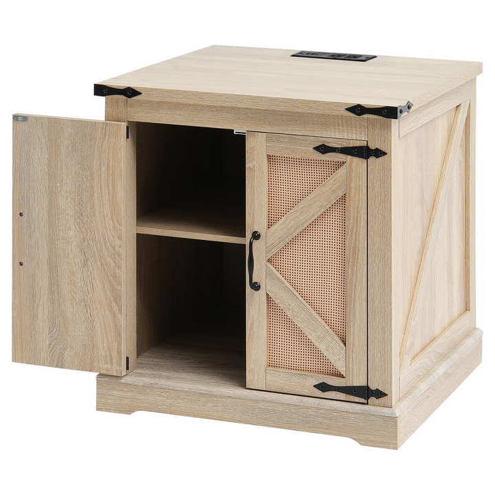 Buy farmhouse furniture Lily | Modern Farmhouse End Table - Modern Cottage Farmhouse Furniture