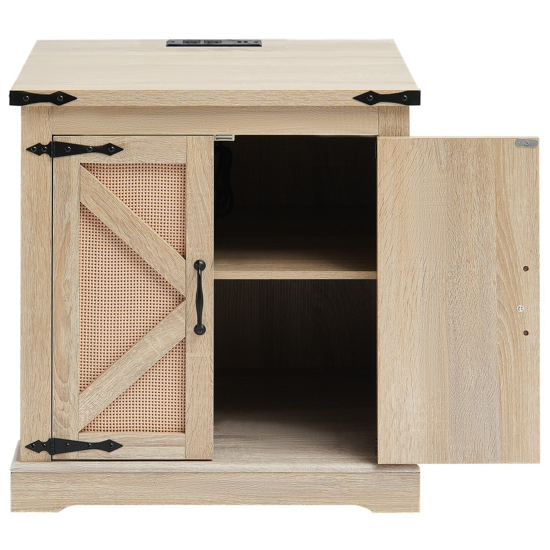 Buy farmhouse furniture Lily | Modern Farmhouse End Table - Modern Cottage Farmhouse Furniture