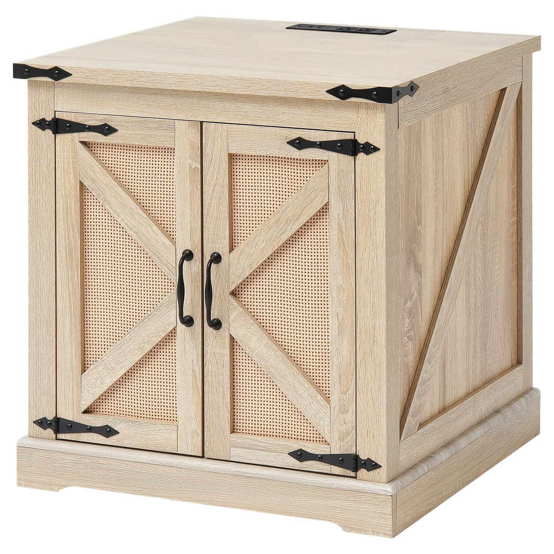 Buy farmhouse furniture Lily | Modern Farmhouse End Table - Modern Cottage Farmhouse Furniture