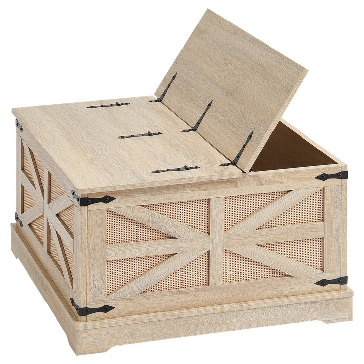 Lily | Modern Luxury Contemporary Farmhouse Coffee Table - Mediterranean Italian Contemporary Home Decor Furniture