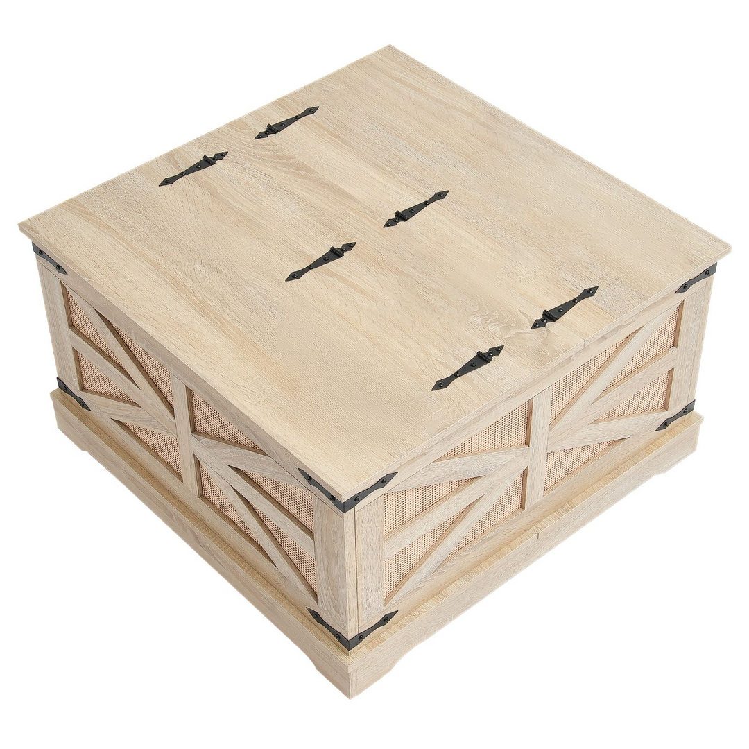 Lily | Modern Luxury Contemporary Farmhouse Coffee Table - Mediterranean Italian Contemporary Home Decor Furniture