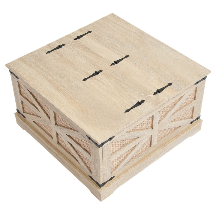 Lily | Modern Luxury Contemporary Farmhouse Coffee Table - Mediterranean Italian Contemporary Home Decor Furniture