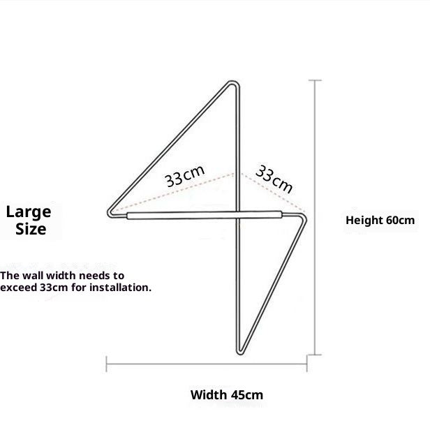 Steel Minimalist Greek Modern Towel Clothes Hanger - Mediterranean Italian Contemporary Home Decor Furniture