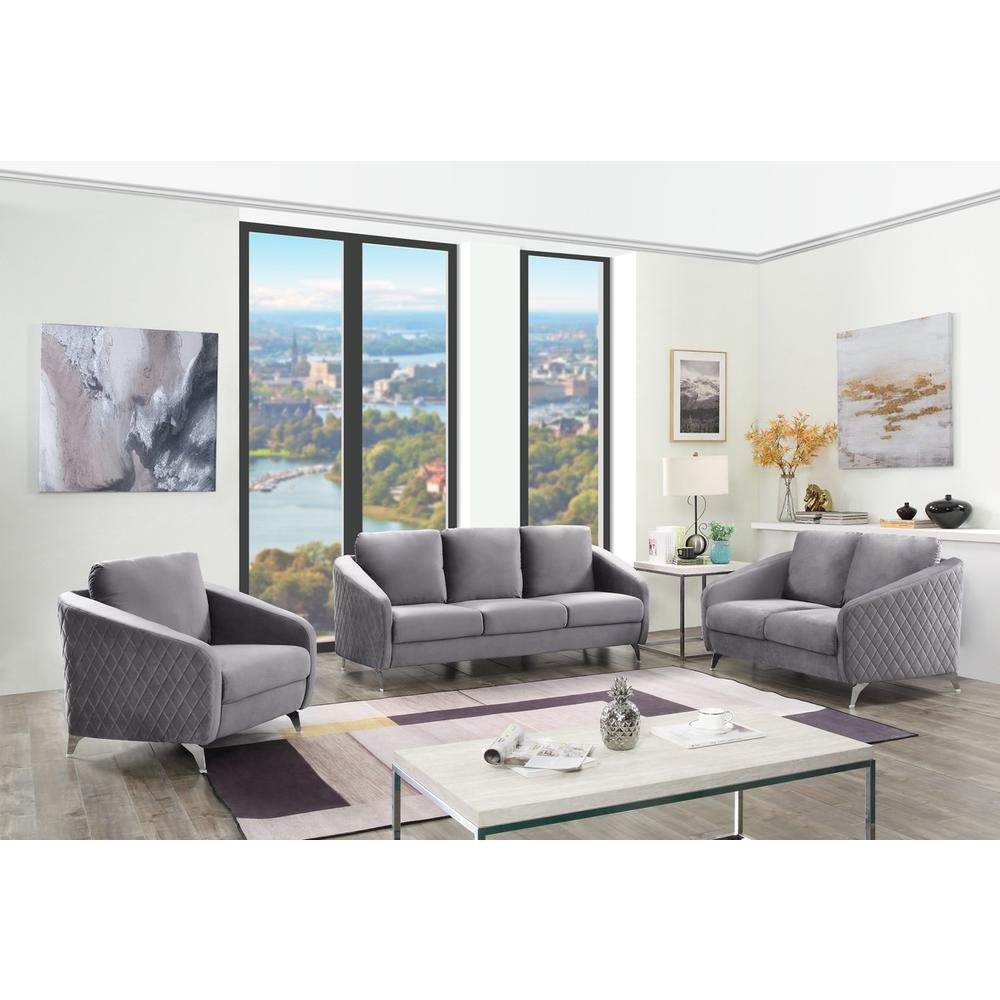 Boho Aesthetic Sofia | Black Velvet Fabric Sofa Loveseat Chair Living Room Set | Biophilic Design Airbnb Decor Furniture 