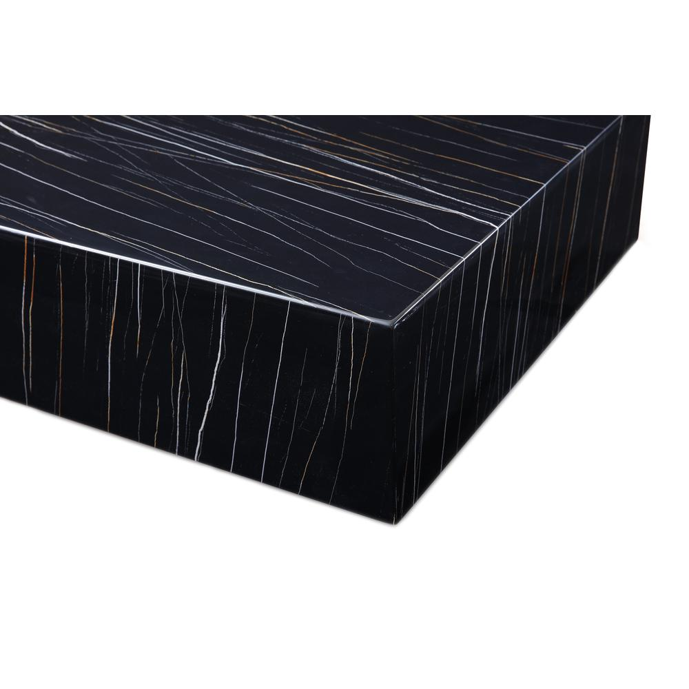 Boho Aesthetic Cube Square Coffee Table | Biophilic Design Airbnb Decor Furniture 